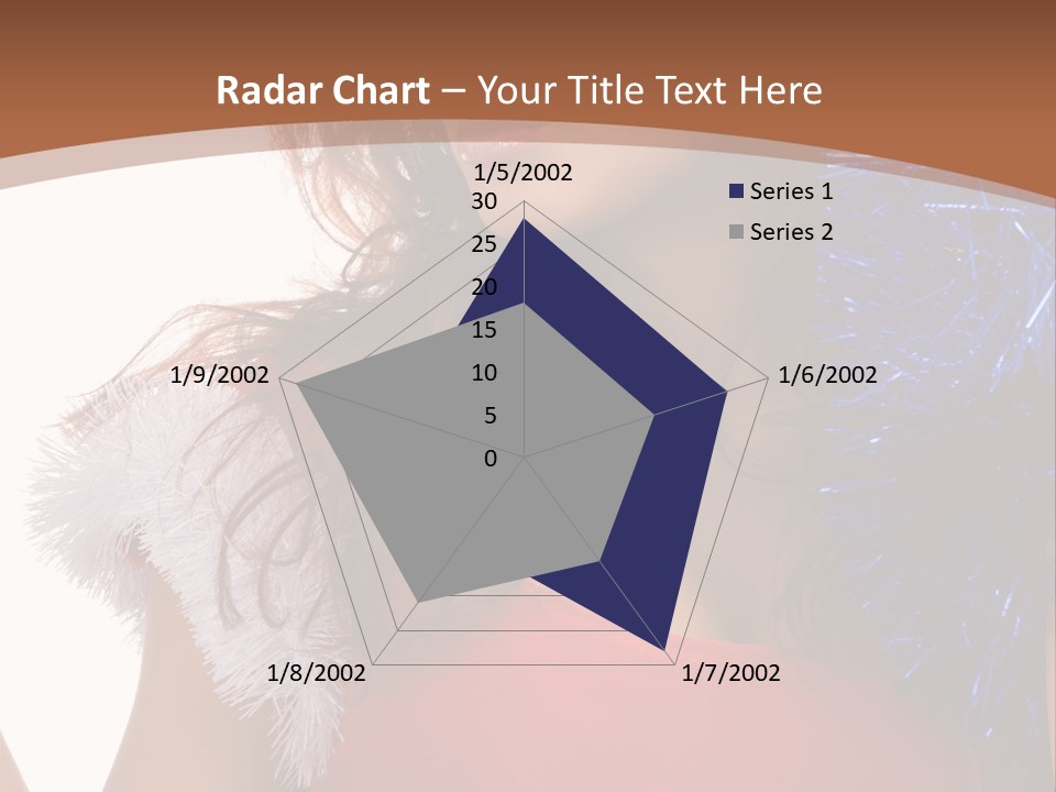 Caucasian Attractive Young PowerPoint Template