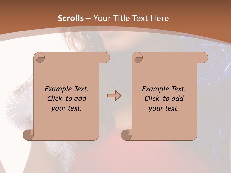 Caucasian Attractive Young PowerPoint Template
