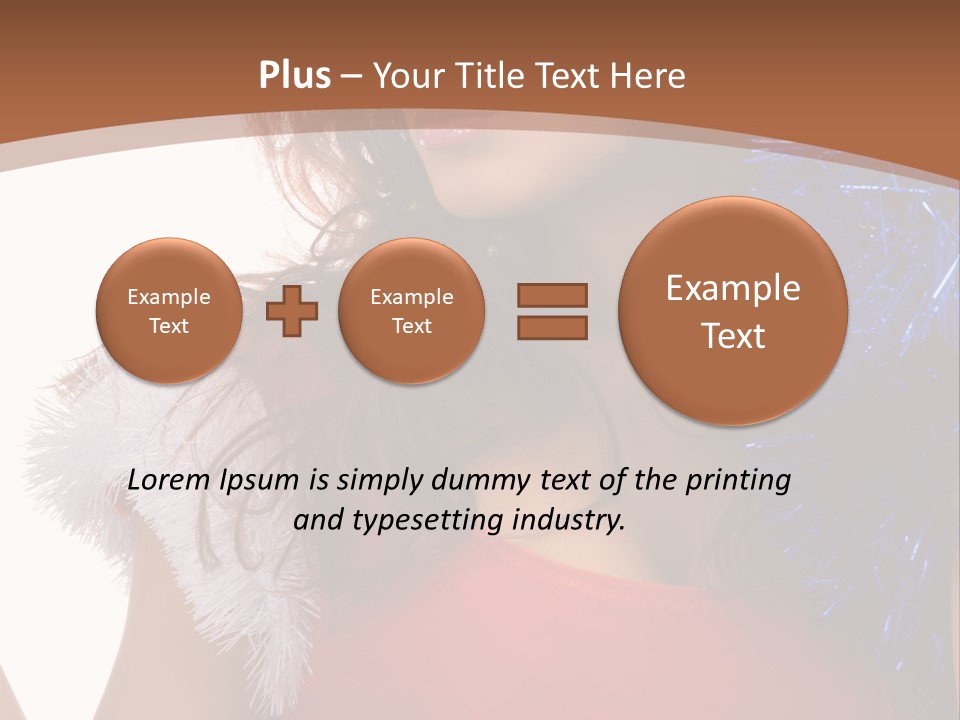 Caucasian Attractive Young PowerPoint Template