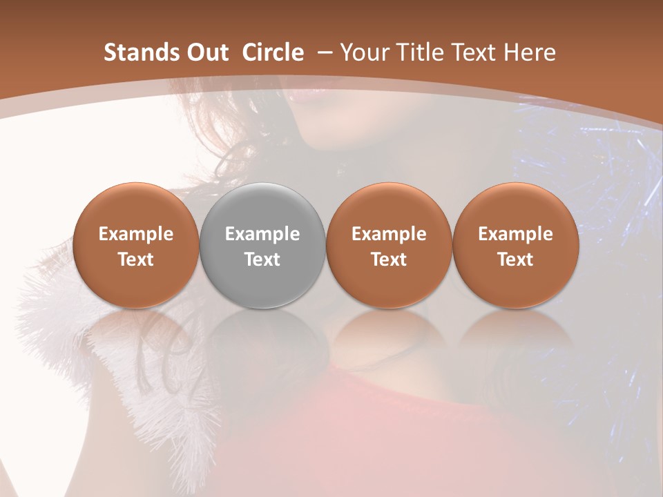Caucasian Attractive Young PowerPoint Template