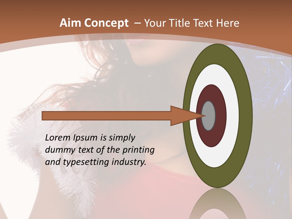 Caucasian Attractive Young PowerPoint Template