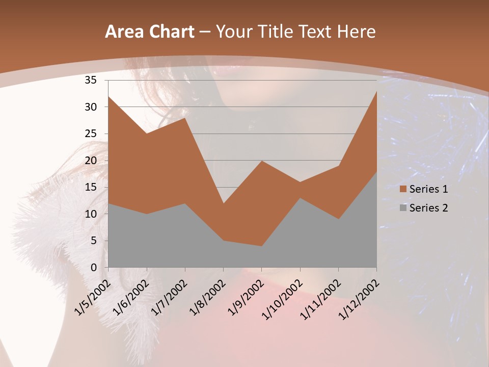 Caucasian Attractive Young PowerPoint Template