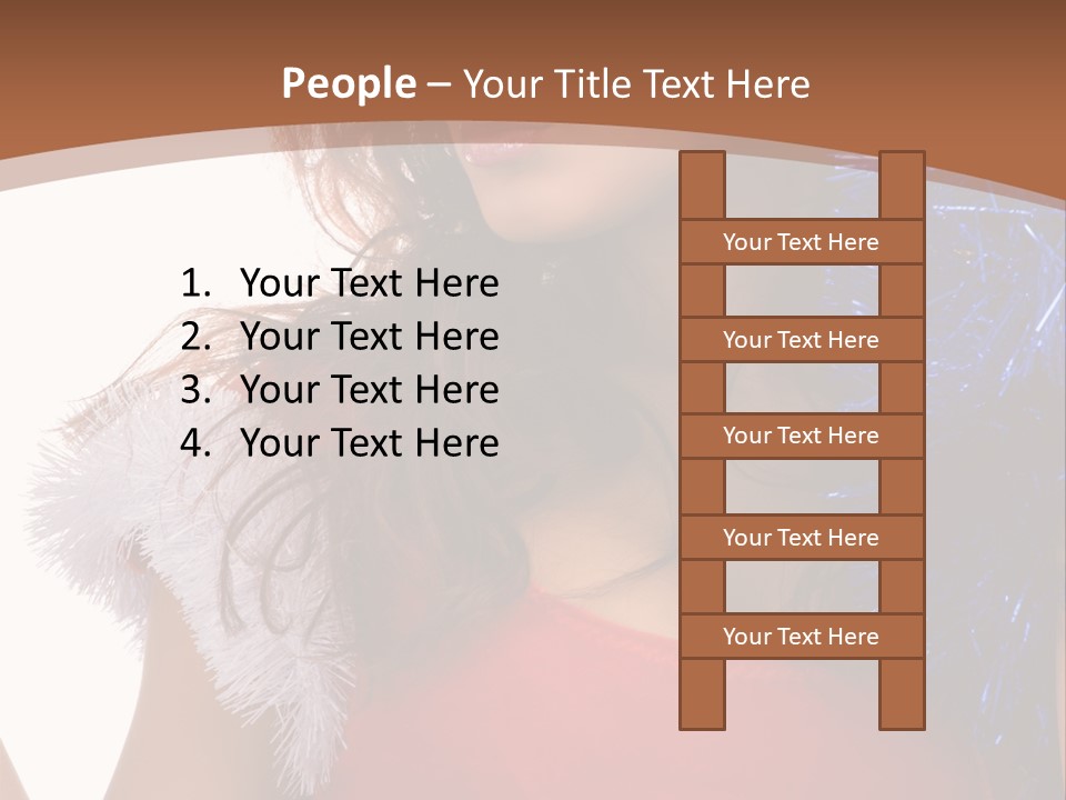 Caucasian Attractive Young PowerPoint Template
