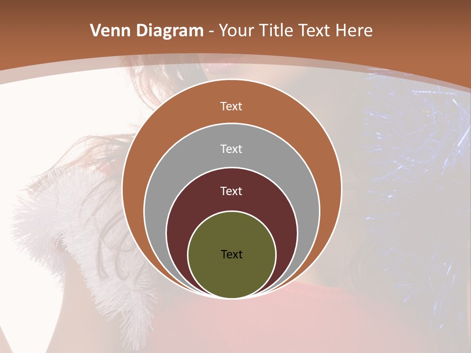 Caucasian Attractive Young PowerPoint Template