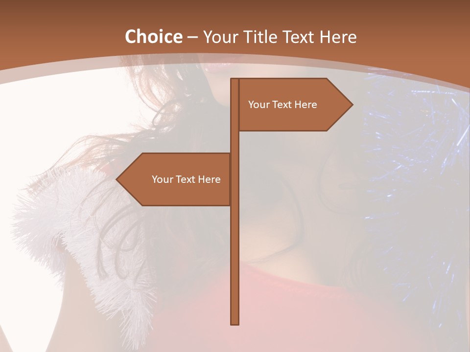 Caucasian Attractive Young PowerPoint Template