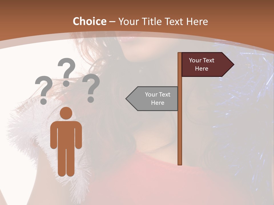 Caucasian Attractive Young PowerPoint Template