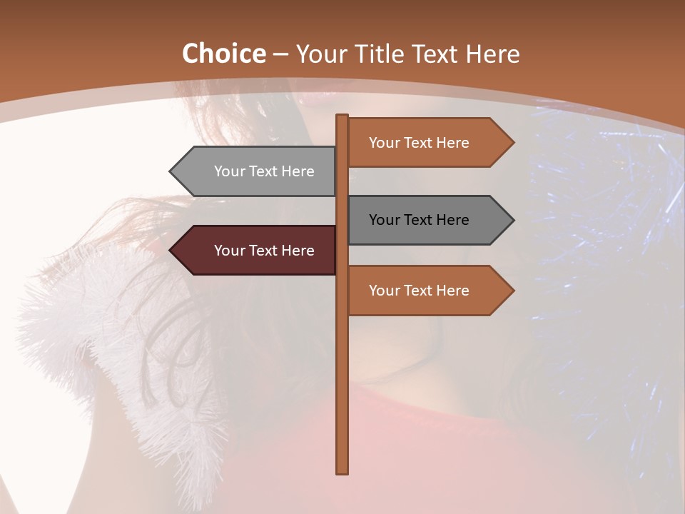 Caucasian Attractive Young PowerPoint Template