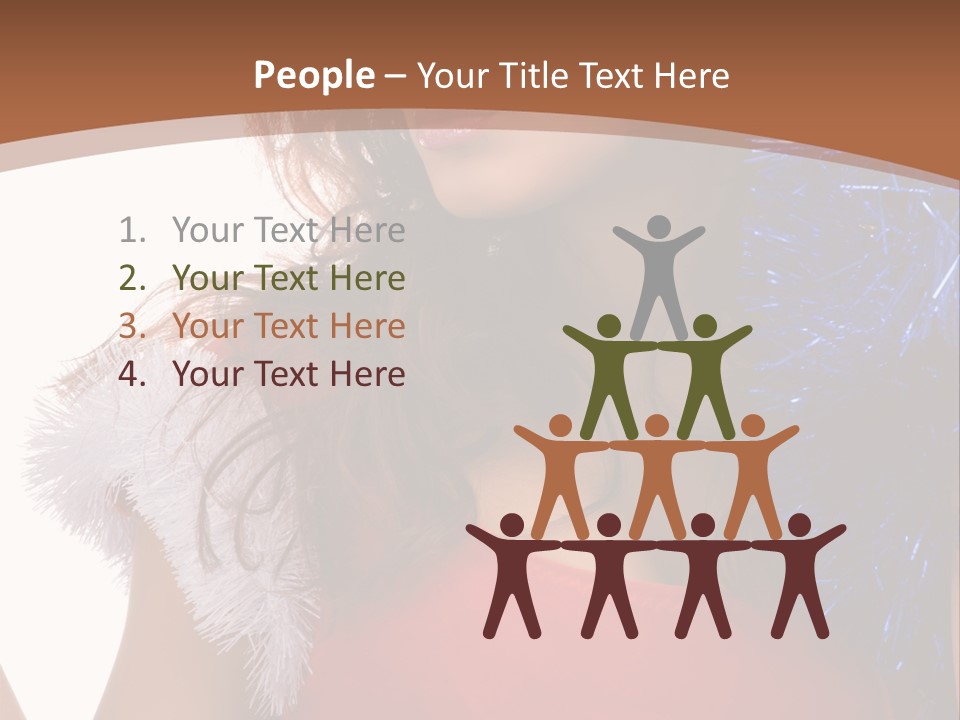 Caucasian Attractive Young PowerPoint Template