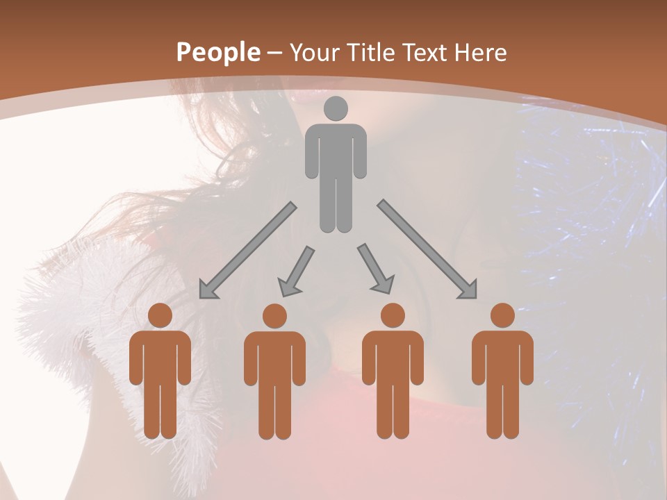 Caucasian Attractive Young PowerPoint Template