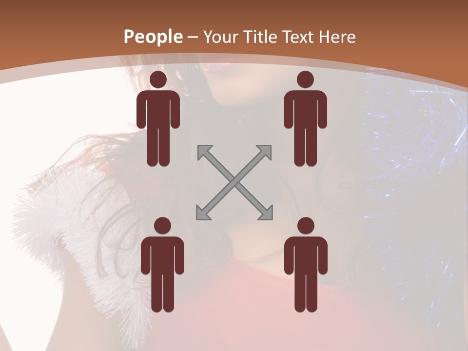 Caucasian Attractive Young PowerPoint Template