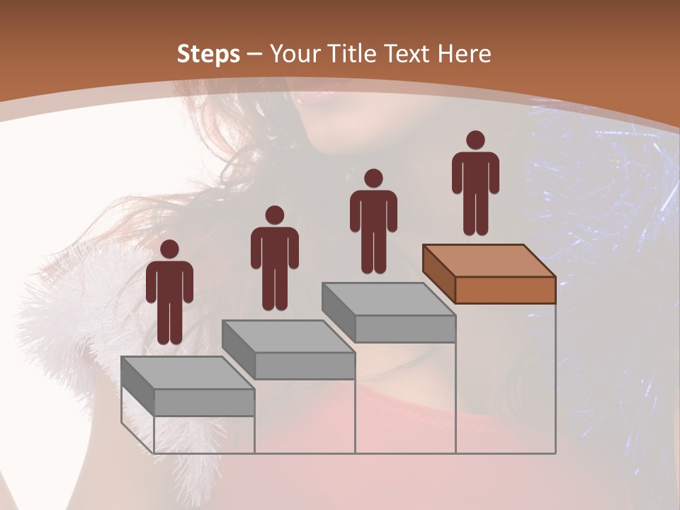 Caucasian Attractive Young PowerPoint Template