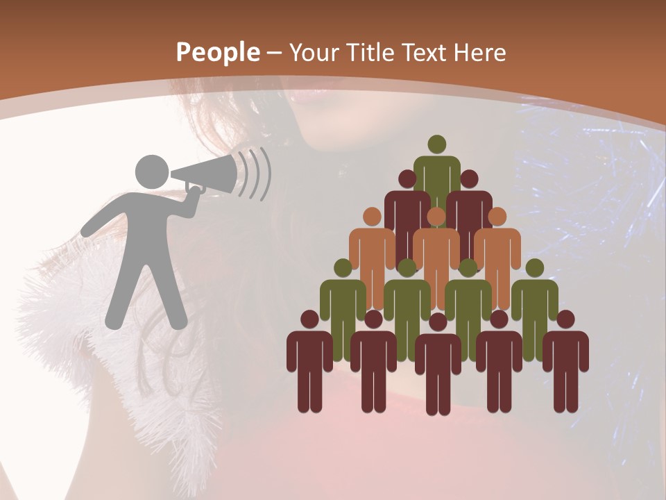 Caucasian Attractive Young PowerPoint Template