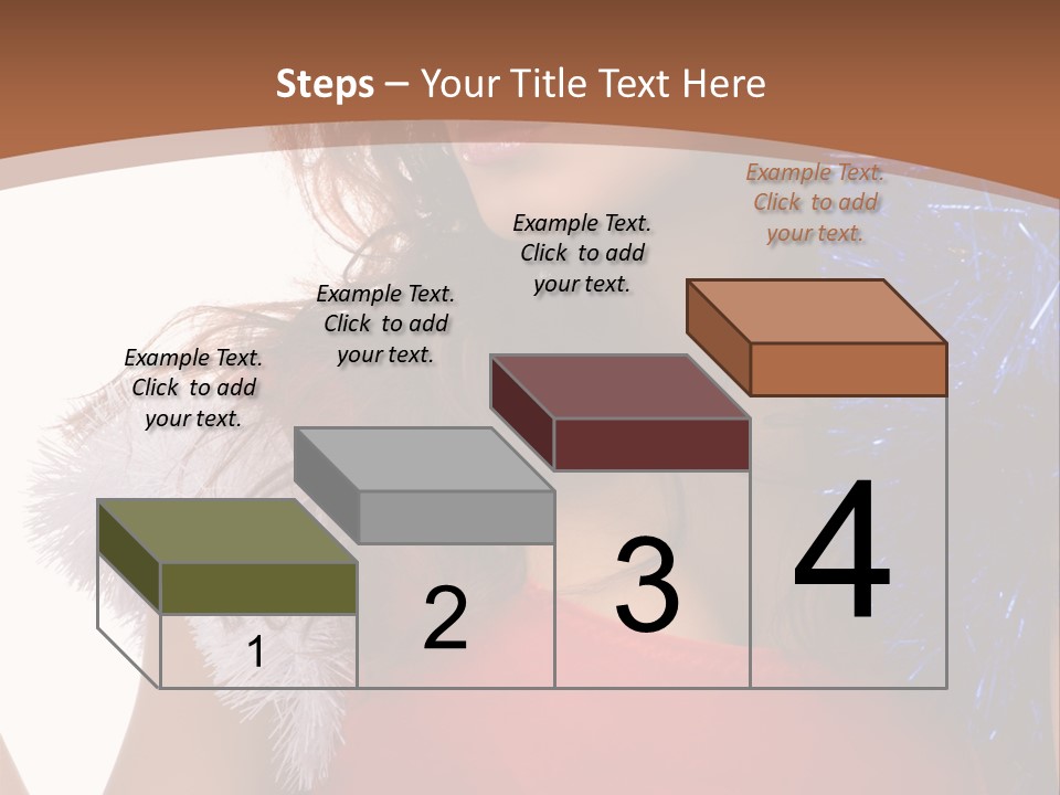 Caucasian Attractive Young PowerPoint Template