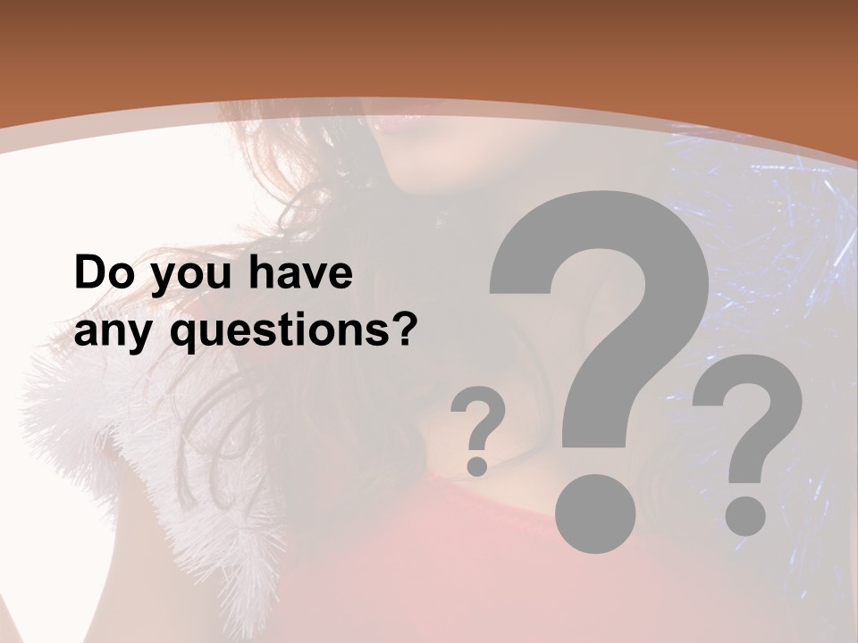 Caucasian Attractive Young PowerPoint Template