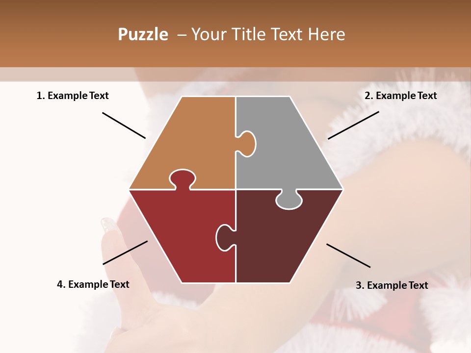 Red Santa Isolated PowerPoint Template