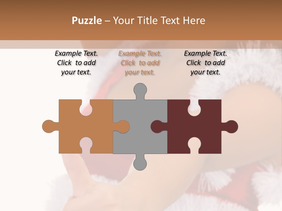 Red Santa Isolated PowerPoint Template