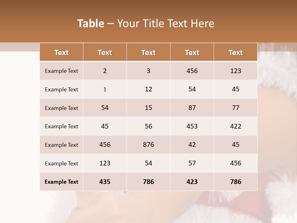 Red Santa Isolated PowerPoint Template