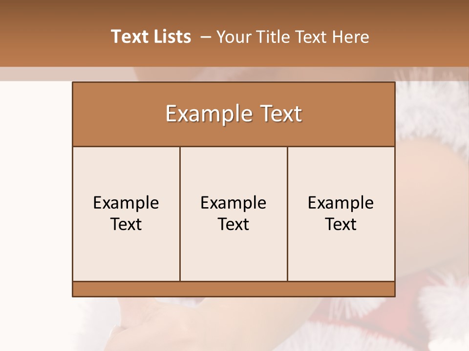 Red Santa Isolated PowerPoint Template