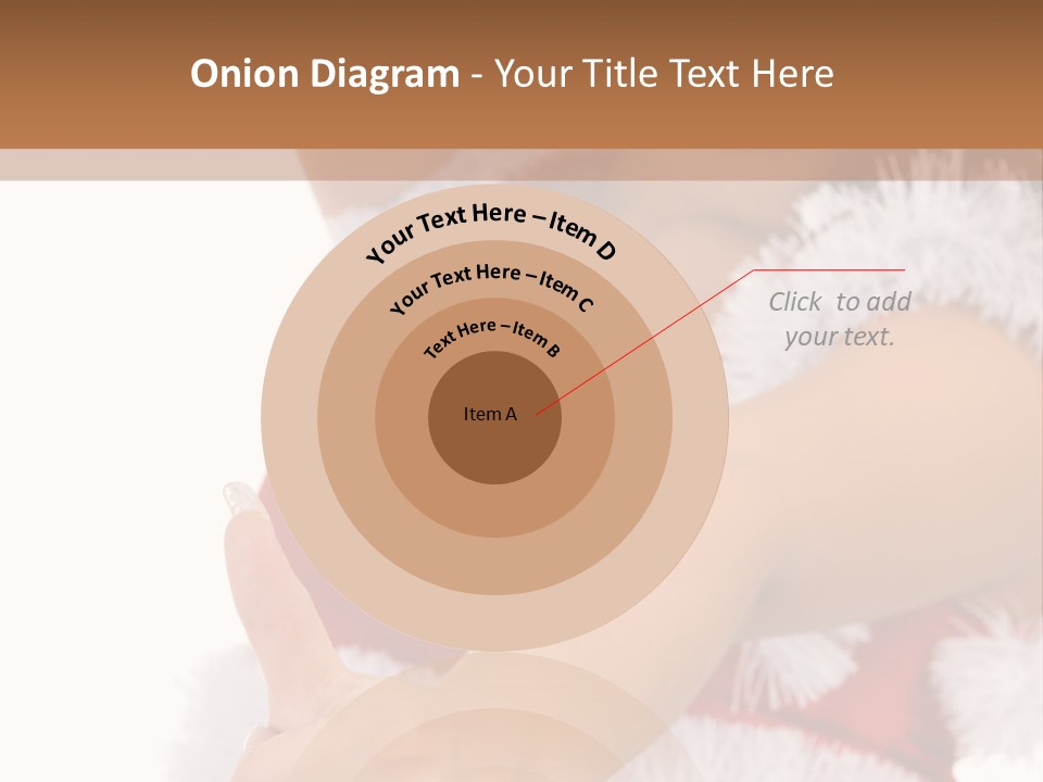 Red Santa Isolated PowerPoint Template