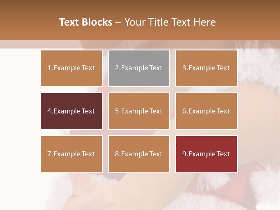 Red Santa Isolated PowerPoint Template