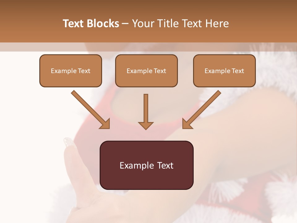 Red Santa Isolated PowerPoint Template