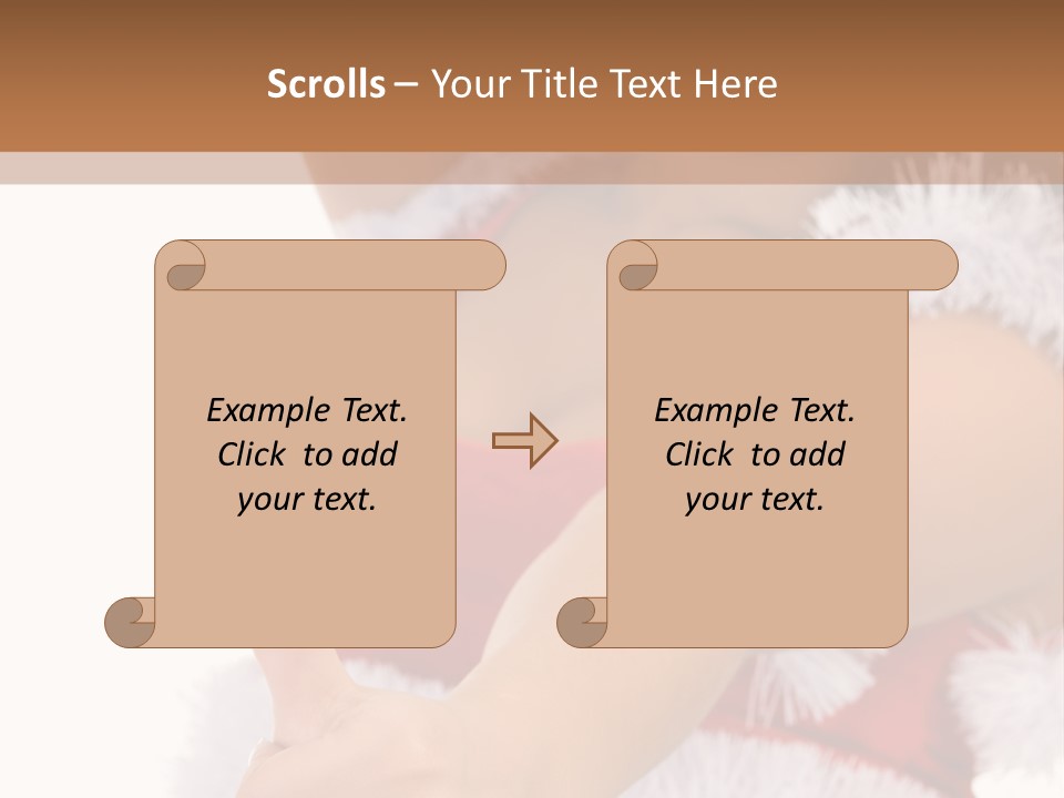 Red Santa Isolated PowerPoint Template