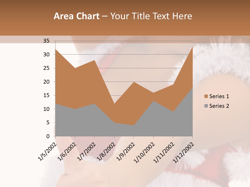 Red Santa Isolated PowerPoint Template