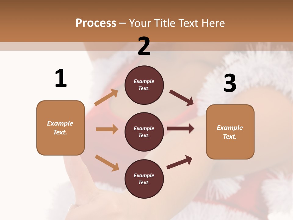 Red Santa Isolated PowerPoint Template