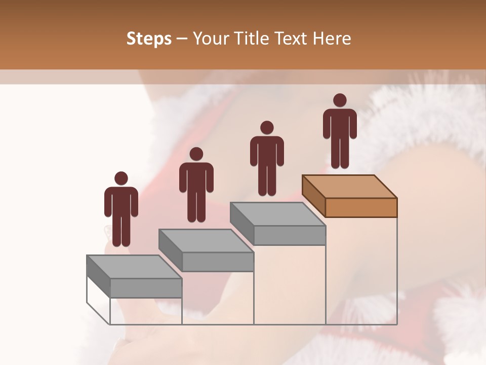 Red Santa Isolated PowerPoint Template