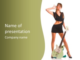 Human Rock Make Up PowerPoint Template