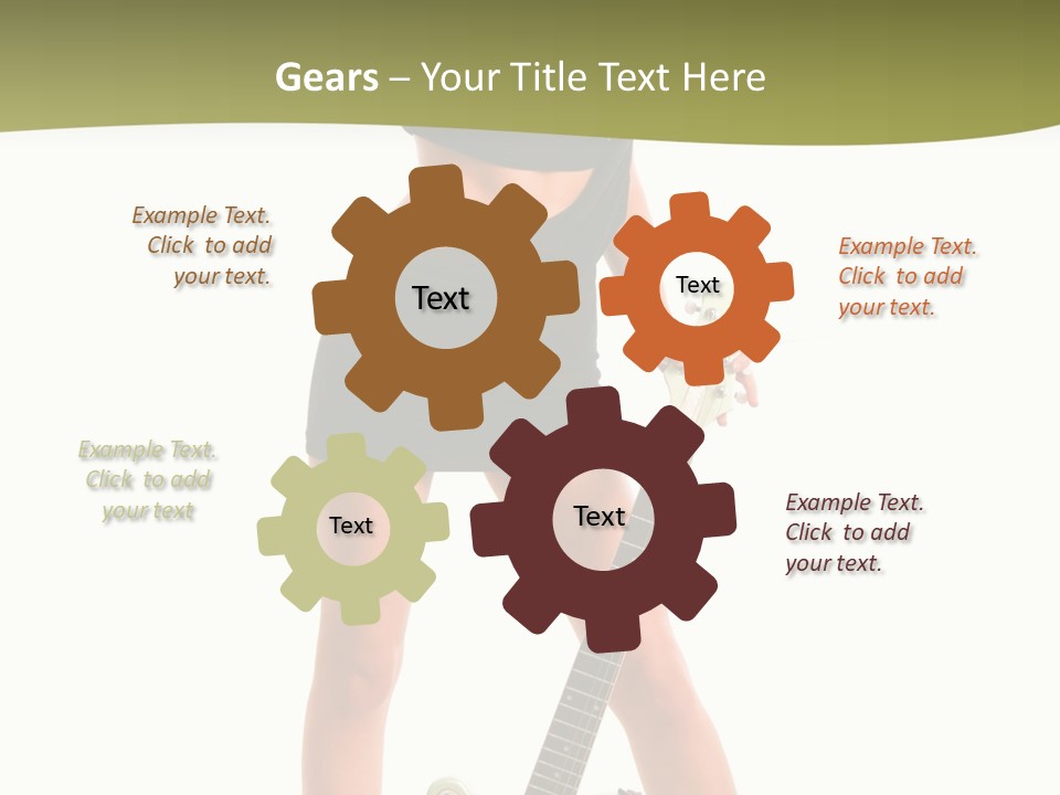 Human Rock Make Up PowerPoint Template