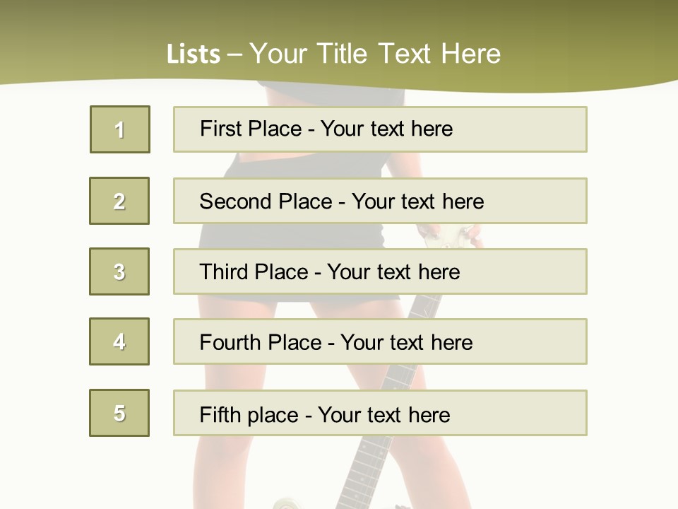 Human Rock Make Up PowerPoint Template
