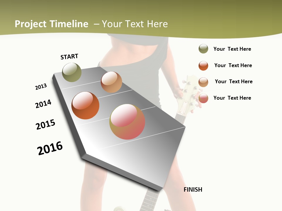 Human Rock Make Up PowerPoint Template