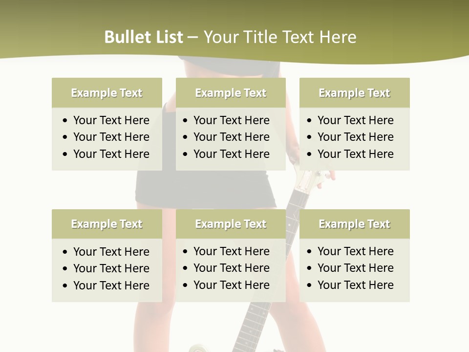 Human Rock Make Up PowerPoint Template