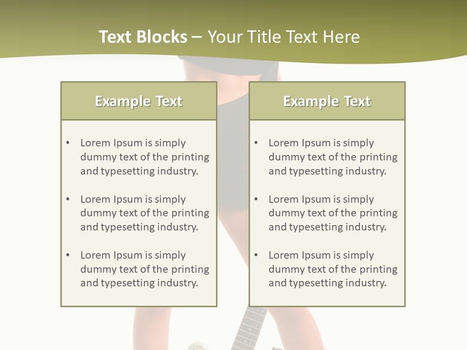 Human Rock Make Up PowerPoint Template