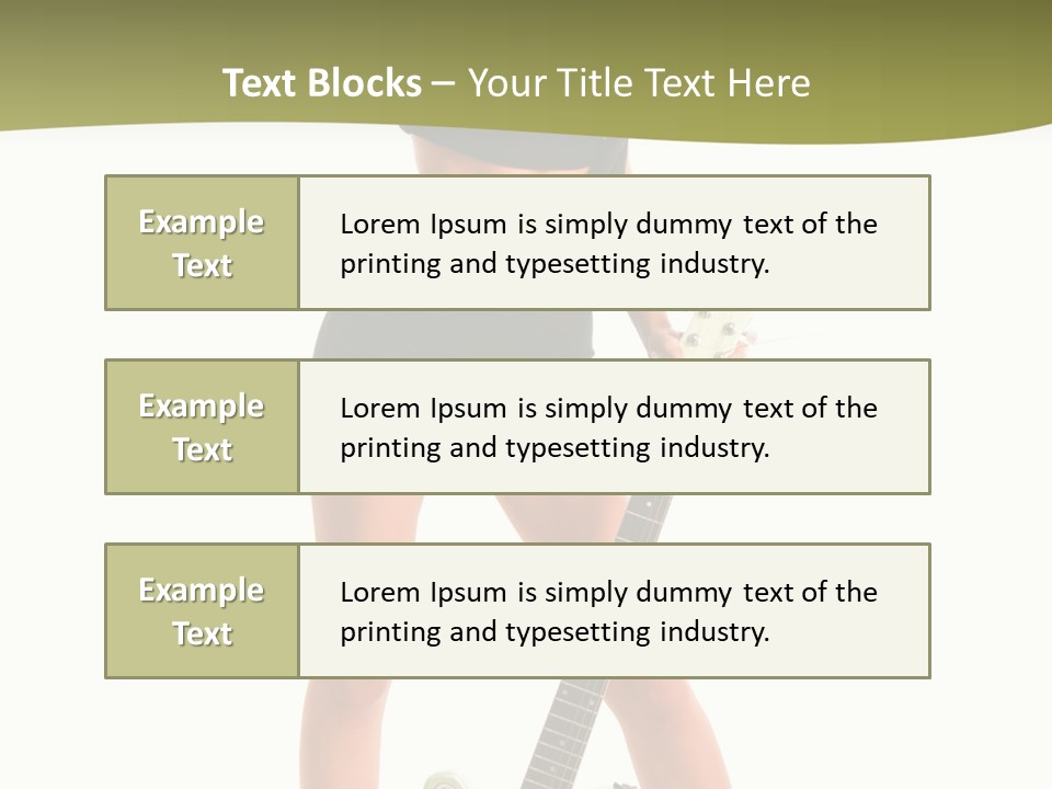 Human Rock Make Up PowerPoint Template