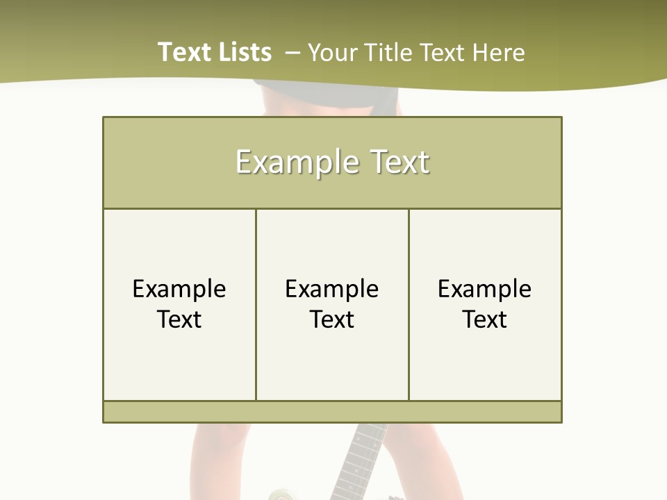 Human Rock Make Up PowerPoint Template