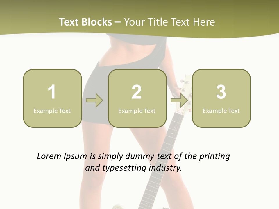 Human Rock Make Up PowerPoint Template