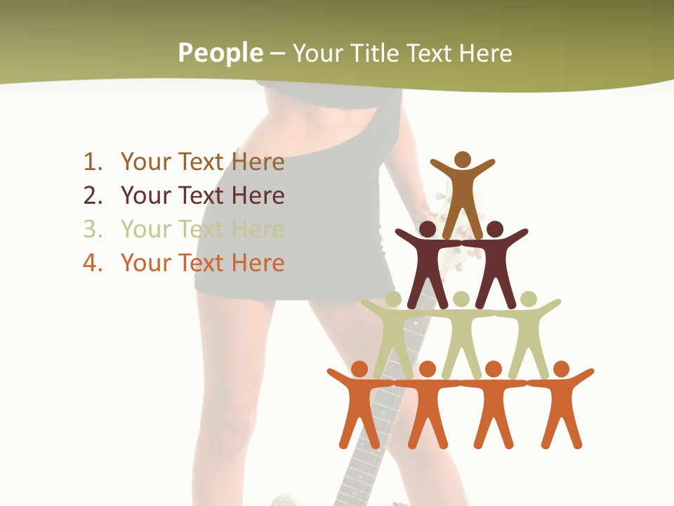 Human Rock Make Up PowerPoint Template