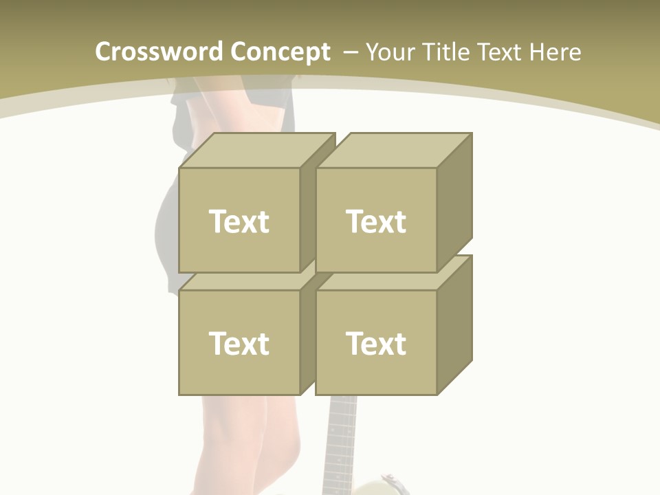 Isolated Make Up Skin PowerPoint Template