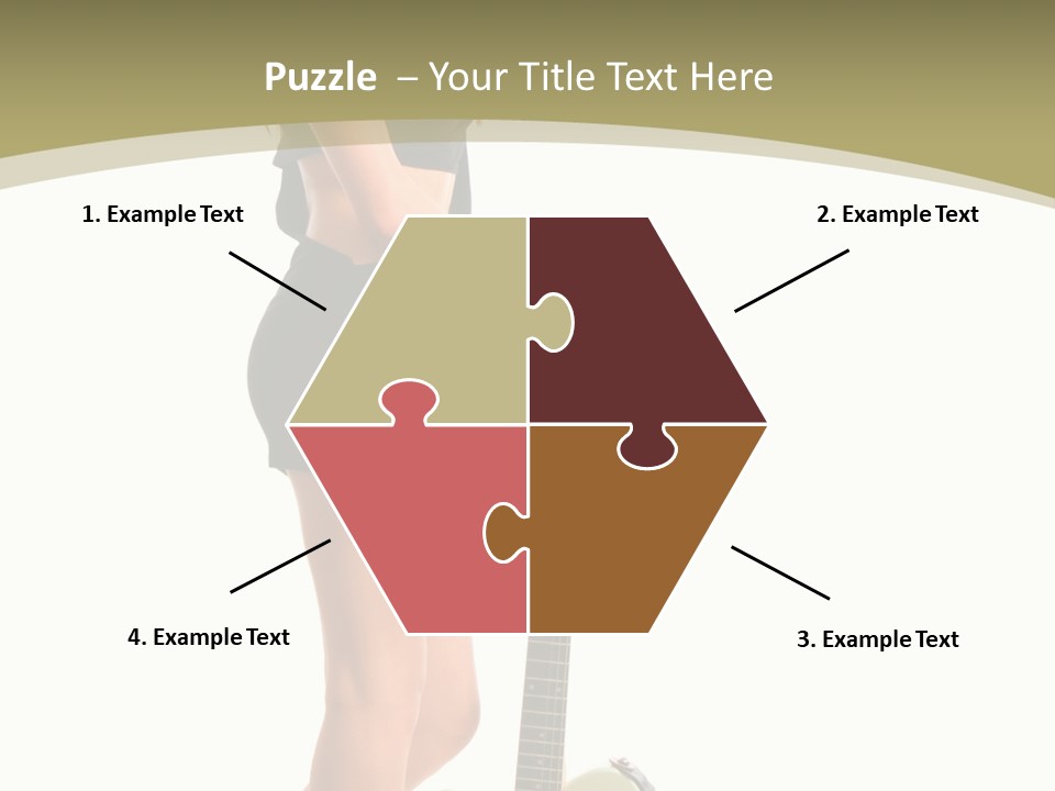 Isolated Make Up Skin PowerPoint Template