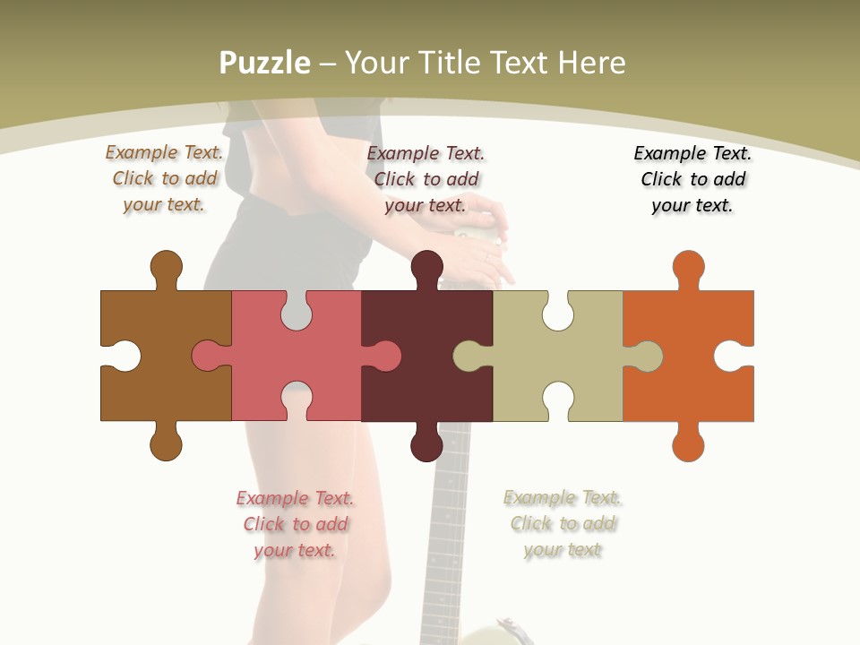 Isolated Make Up Skin PowerPoint Template