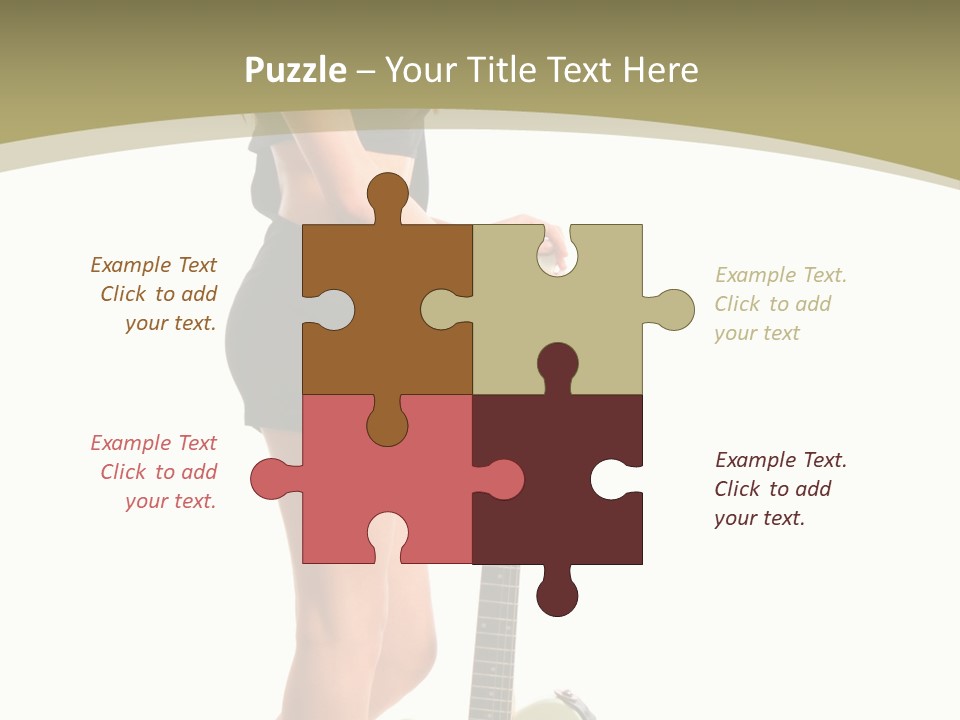 Isolated Make Up Skin PowerPoint Template