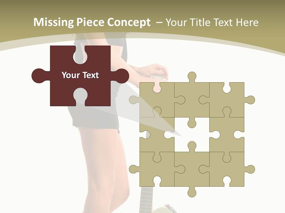 Isolated Make Up Skin PowerPoint Template