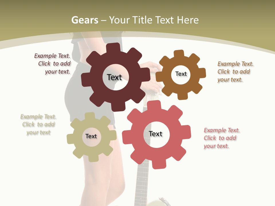 Isolated Make Up Skin PowerPoint Template