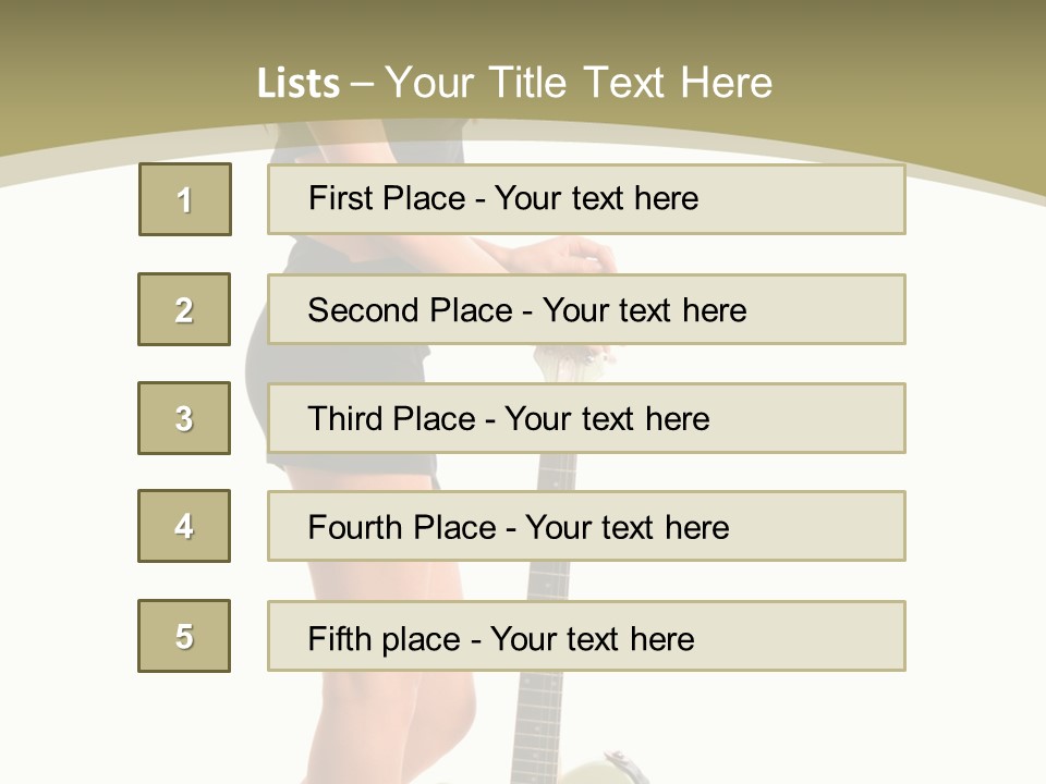 Isolated Make Up Skin PowerPoint Template