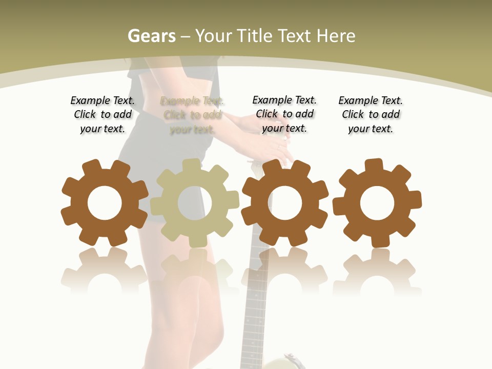 Isolated Make Up Skin PowerPoint Template