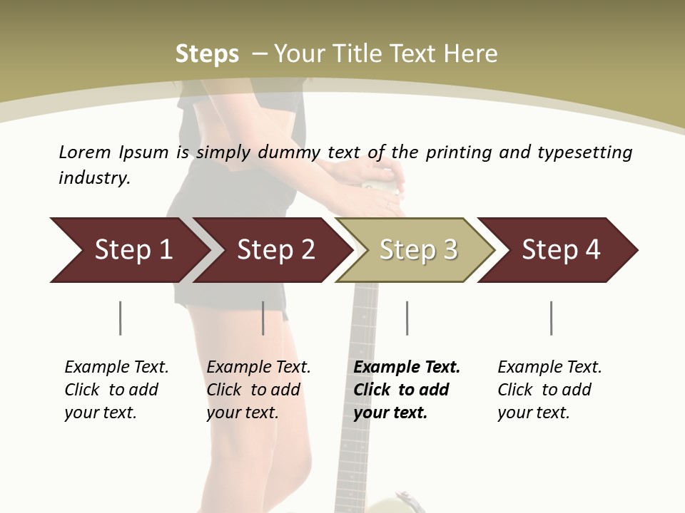 Isolated Make Up Skin PowerPoint Template