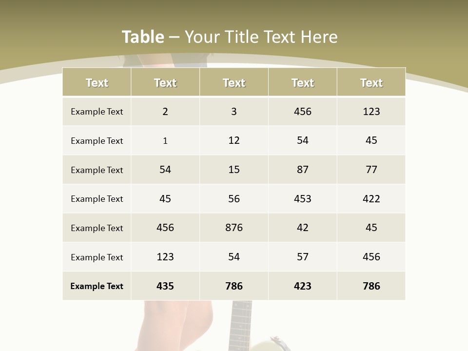 Isolated Make Up Skin PowerPoint Template