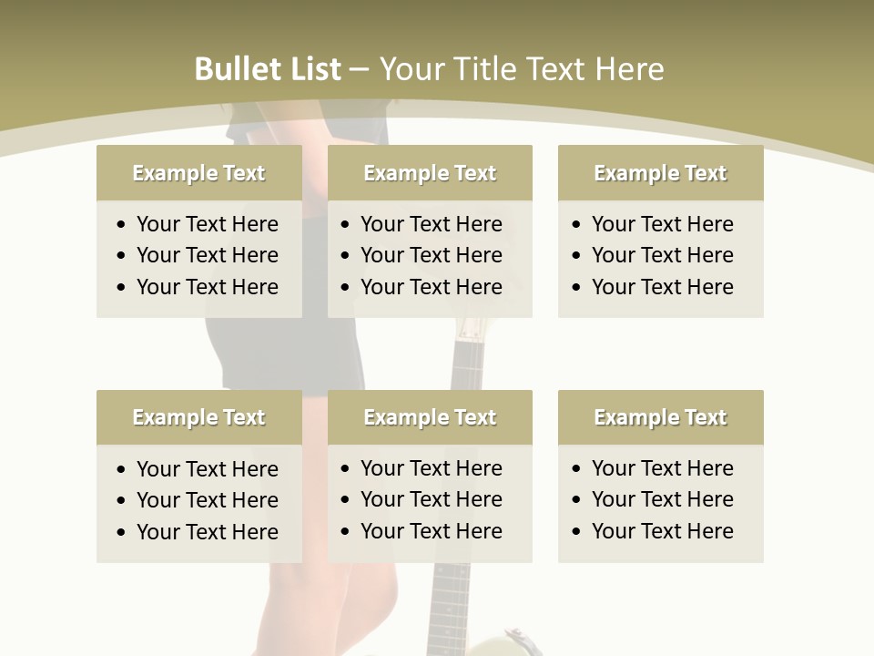 Isolated Make Up Skin PowerPoint Template